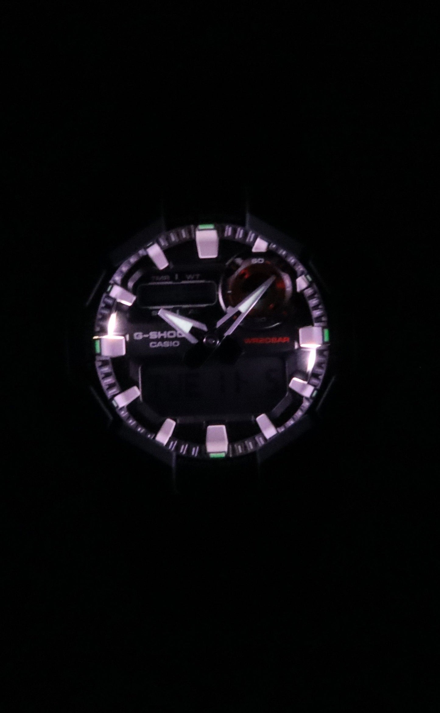 Casio G-Shock Analog Digital Bio-Based Resin Strap Schwarzes Zifferblatt Quarz GA-010-2A 200M Herrenuhr