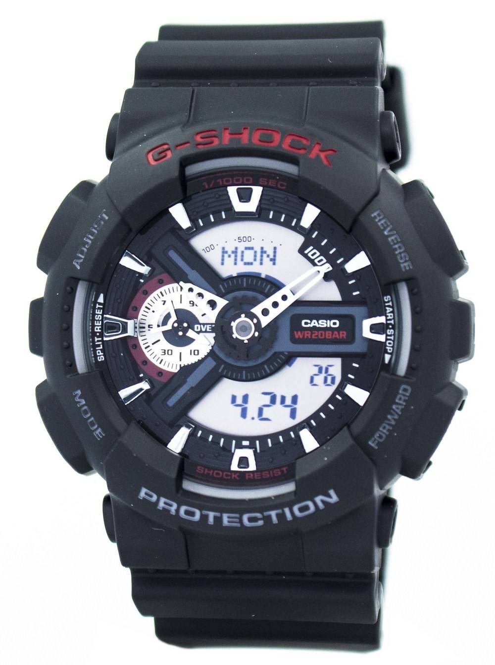 Casio G-Shock Weltzeit Analog Digital GA-110-1A GA110-1A Herrenuhr
