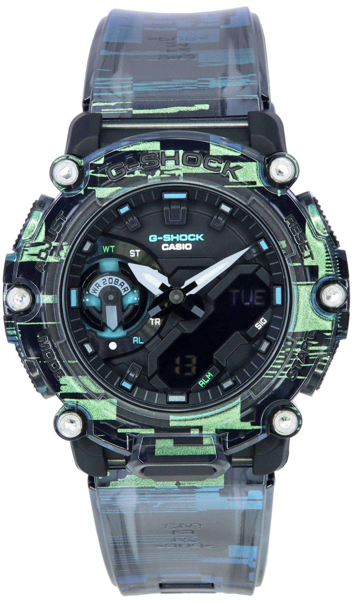 Casio G-Shock Naughty Noise Analog Digital Quarz GA-2200NN-1A GA2200NN-1 200M Herrenuhr