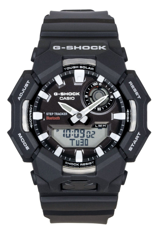 Casio G-Shock Analog Digital Smartphone Link Bio-Based Resin Schwarzes Zifferblatt Solar GA-B010-1A 200M Herrenuhr