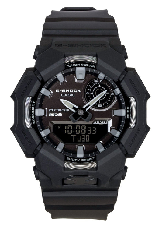 Casio G-Shock Analog Digital Smartphone Link Bio-Based Resin Schwarzes Zifferblatt Solar GA-B010-1A1 200M Herrenuhr
