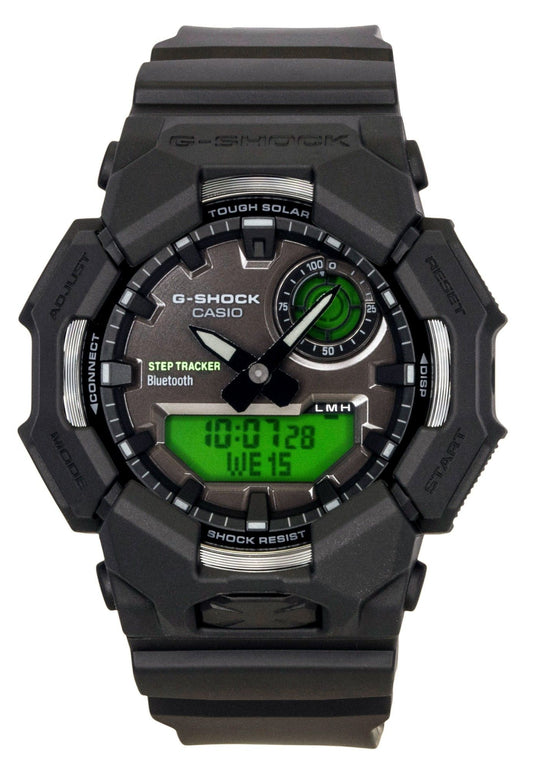 Casio G-Shock Analog Digital Smartphone Link Bio-Based Resin Strap Schwarzes Zifferblatt Solar GA-B010BEG-1A 200M Herrenuhr