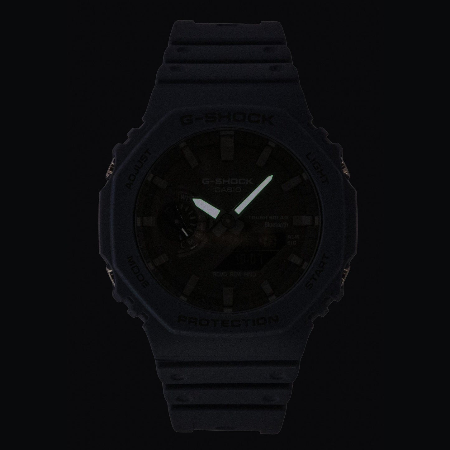 Casio G-Shock Smartphone Link Analog Digital Resin Strap Schwarzes Zifferblatt Solar GA-B2100-2A 200M Herrenuhr