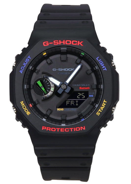 Casio G-Shock Mobile Link Analog Digital Schwarzes Zifferblatt Solar GA-B2100FC-1A 200M Herrenuhr