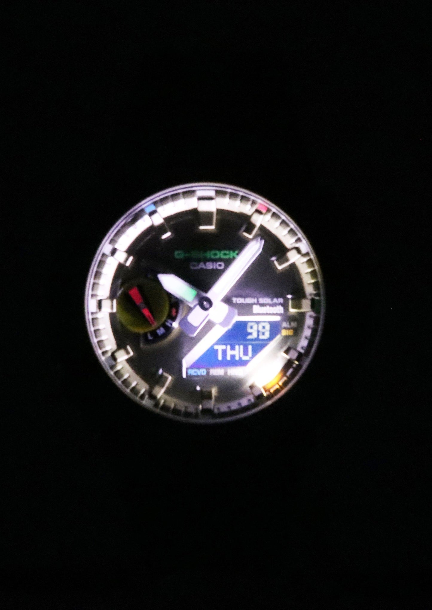 Casio G-Shock Analog Digital Smartphone Link Bluetooth Gr?nes Zifferblatt Solar GA-B2100FC-3A 200M Herrenuhr