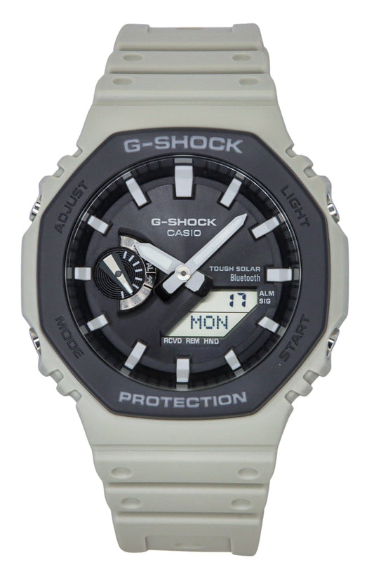 Casio G-Shock Analog Digital Smartphone Link Bio-Based Resin Strap Schwarzes Zifferblatt Tough Solar GA-B2100LUU-5A 200M Herrenuhr