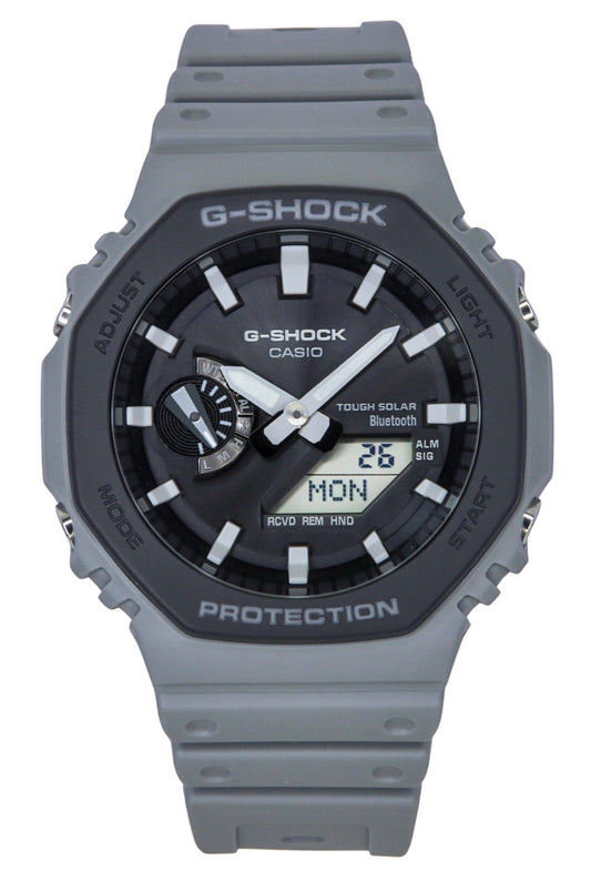 Casio G-Shock Analog Digital Smartphone Link Bio-Based Resin Strap Graues Zifferblatt Tough Solar GA-B2100LUU-8A 200M Herrenuhr