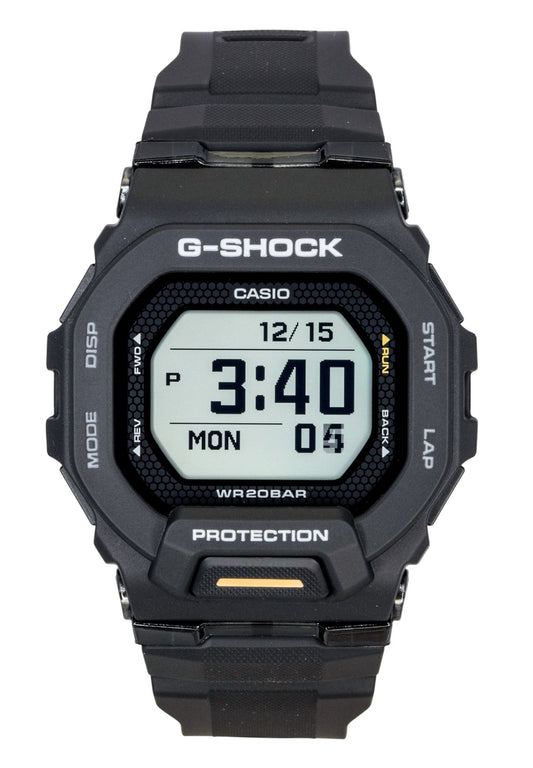 Casio G-Shock G-Squad Digital Smartphone Link Black Resin Strap Quarz GBD-200-1A1 200M Herrenuhr