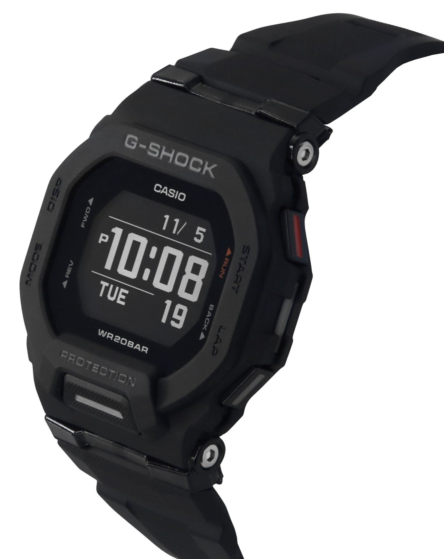 Casio G-Shock G-Squad Digital Smartphone Link Black Resin Strap Quarz GBD-200-1 200M Herrenuhr