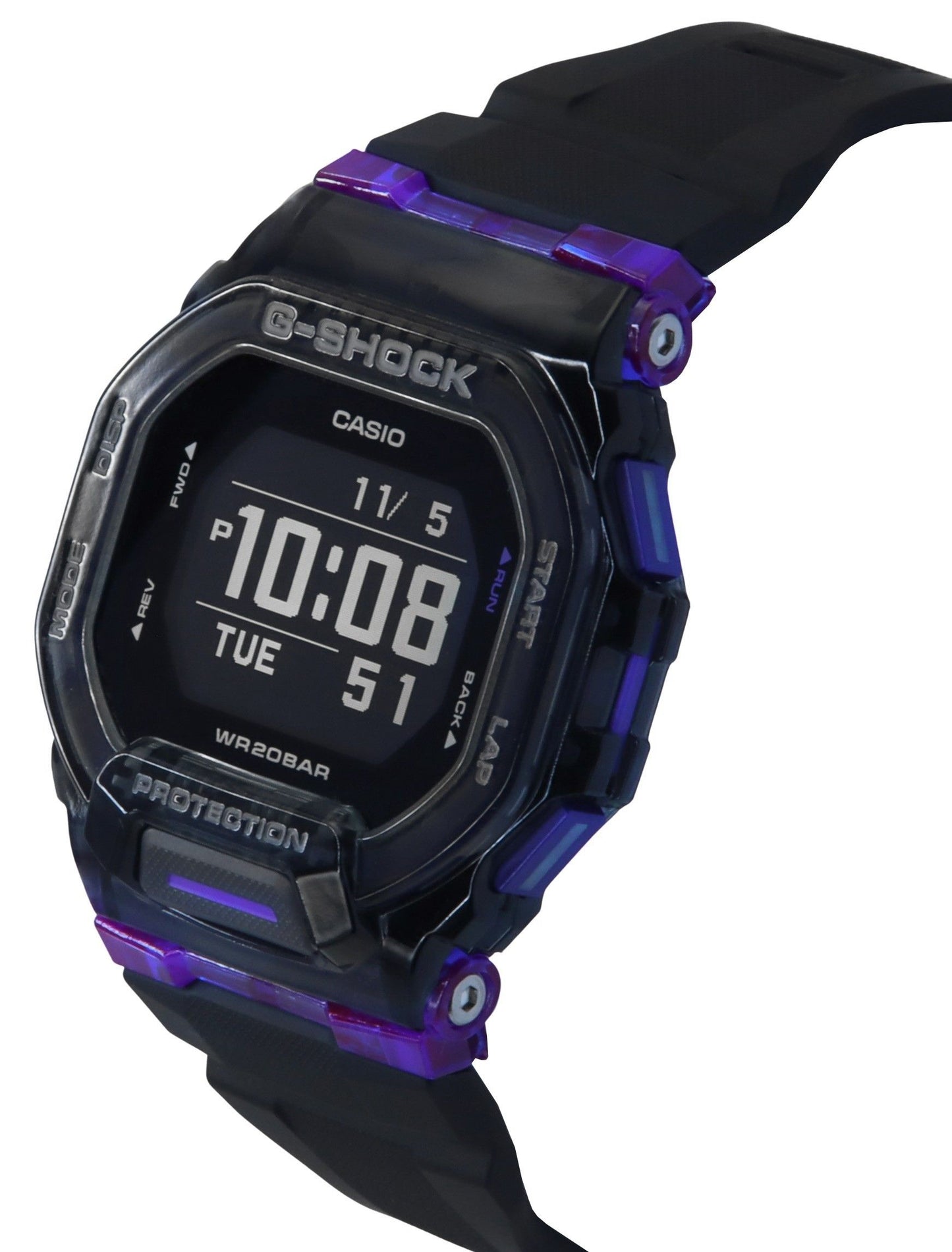 Casio G-Shock G-Squad Digital Smartphone Link Resin Strap Quarz GBD-200SM-1A6 200M Herrenuhr