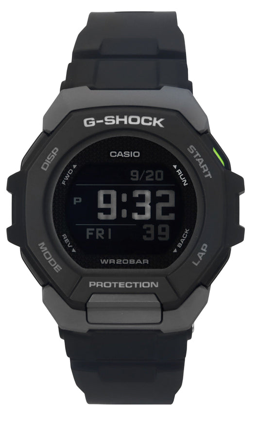 Casio G-Shock G-Squad Digital Smartphone Link Bio-Based Resin Quarz GBD-300-1 200M Herrenuhr