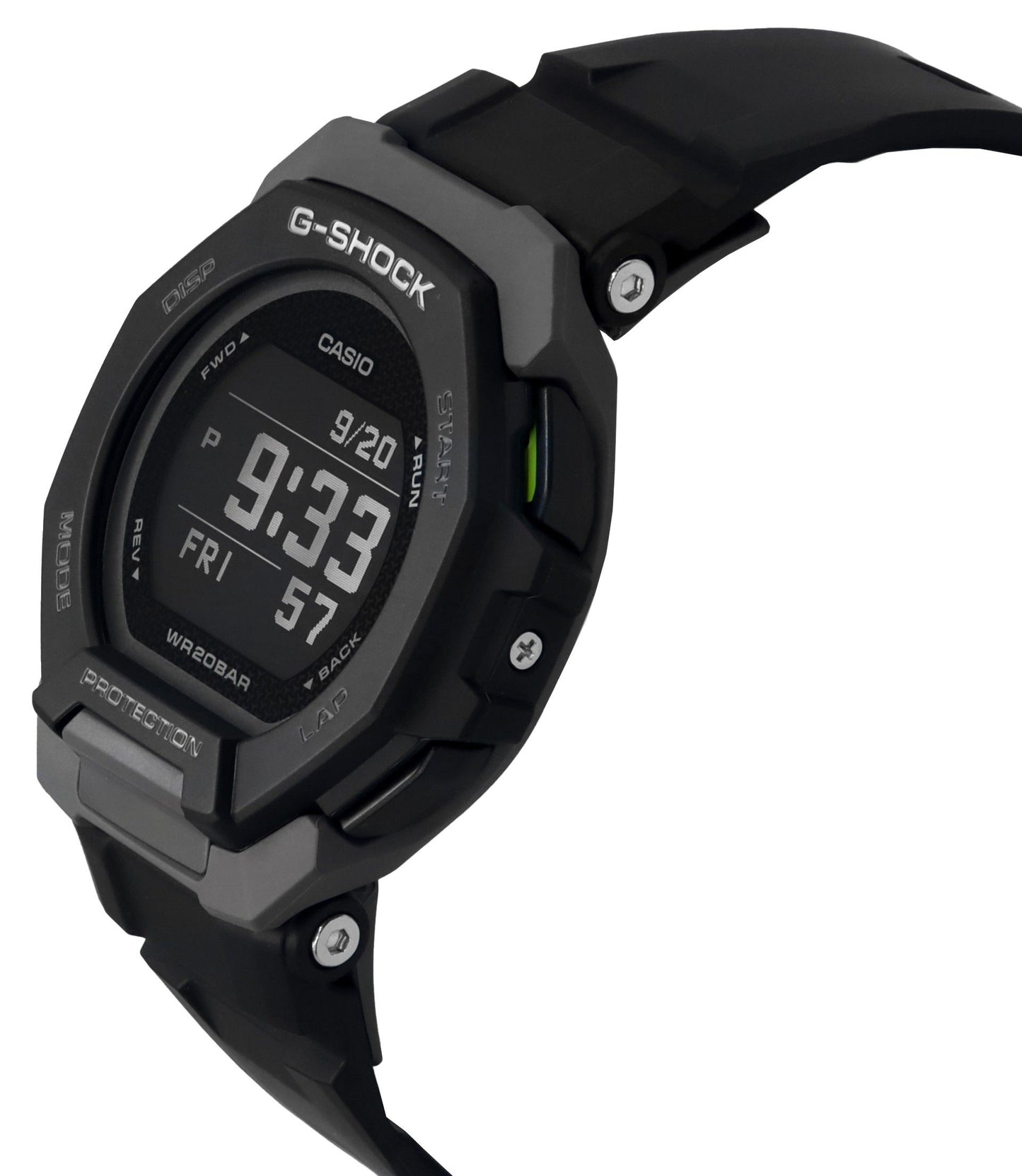 Casio G-Shock G-Squad Digital Smartphone Link Bio-Based Resin Quarz GBD-300-1 200M Herrenuhr