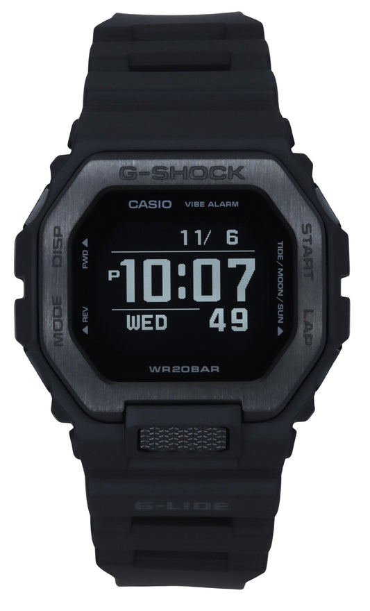 Casio G-Shock G-Lide Digital Smartphone Link Resin Strap Quarz GBX-100NS-1 200M Herrenuhr