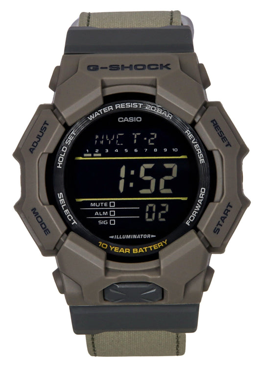 Casio G-Shock Digital Cloth Strap Quarz GD-010CE-5 200M Herrenuhr