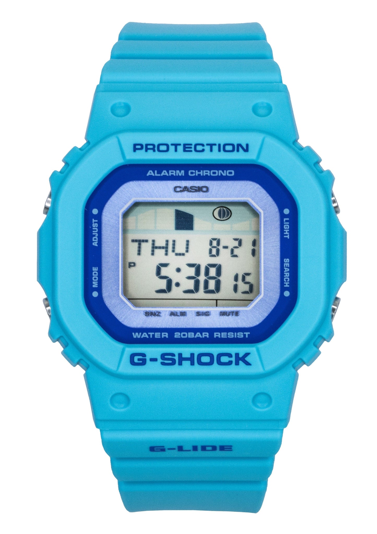 Casio G-Shock G-Lide Digital Bio-Based Resin Strap Quarz GLX-S5610-2 200M Damenuhr