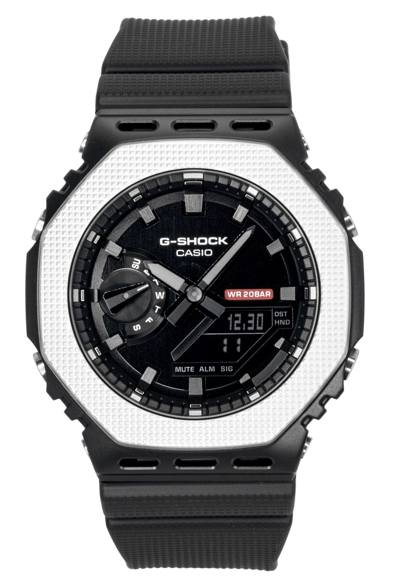 Casio G-Shock G-Steel Analog Digital Bio-Based Resin Schwarzes Zifferblatt Quarz GM-2100BM-1A 200M Herrenuhr