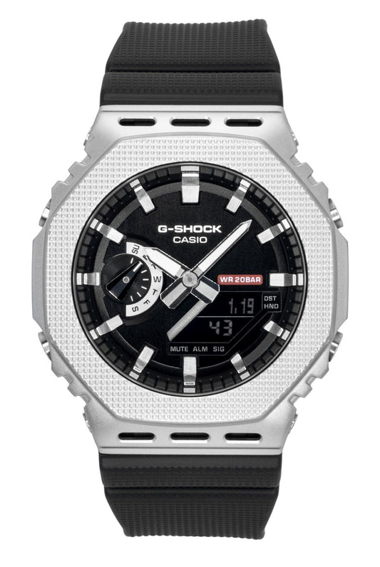 Casio G-Shock G-Steel Analog Digital Bio-Based Resin Strap Schwarzes Zifferblatt Quarz GM-2100M-1A 200M Herrenuhr