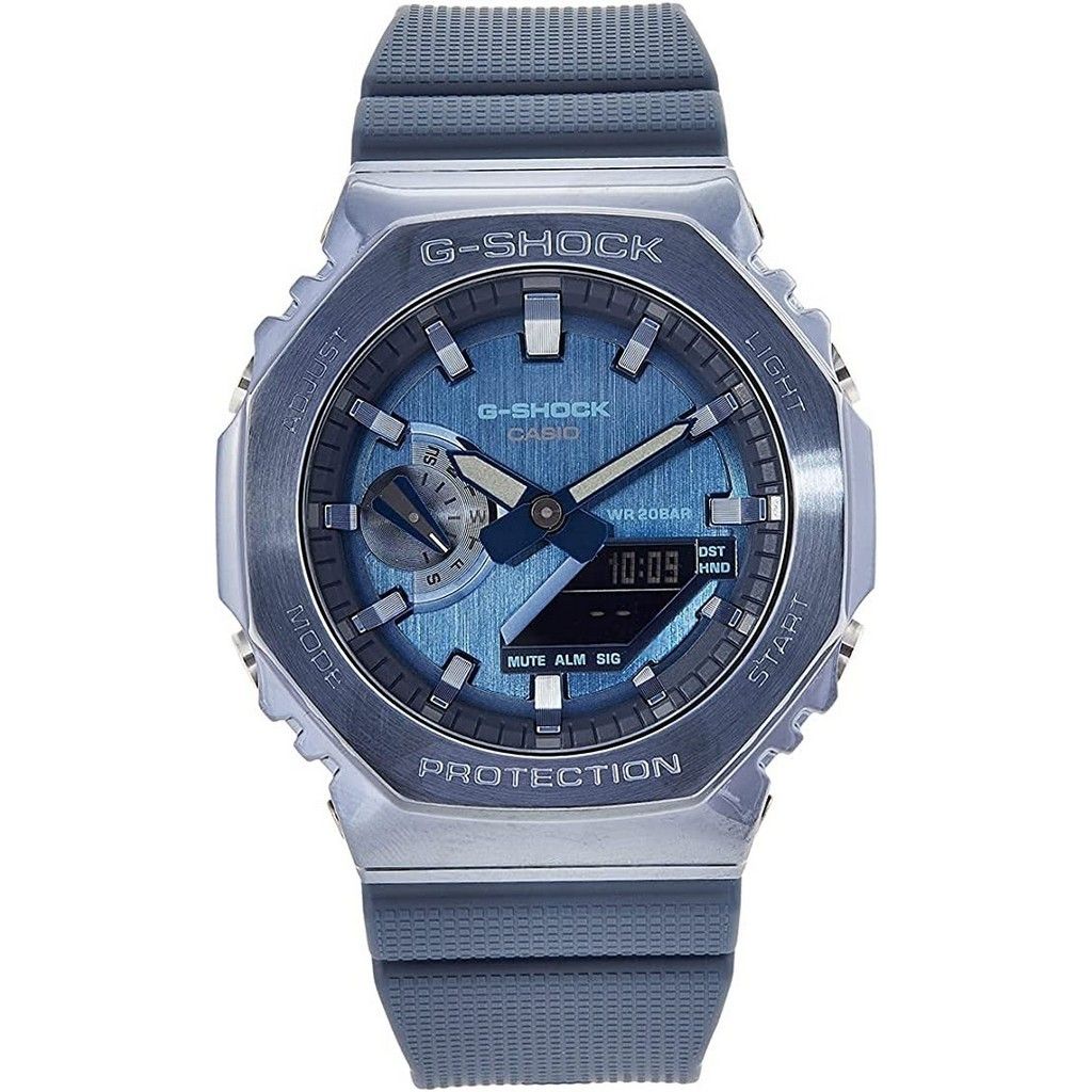 Casio G-Shock Weltzeit Analog Digital Metal Covered GM-2100N-2A GM2100N-2 200M Herrenuhr