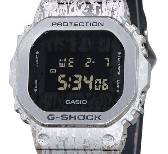 Casio G-Shock Digital Grunge Camouflage Series Graues Zifferblatt Quarz GM-5600GC-1 200M Herrenuhr