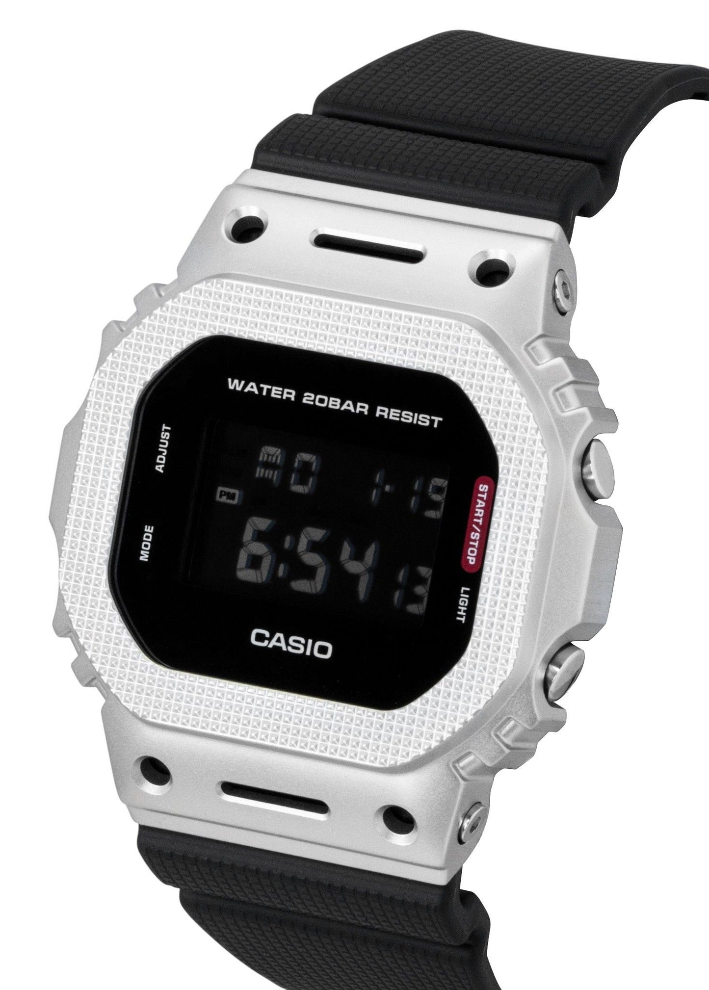Casio G-Shock G-Steel Digital Bio-Based Resin Strap Quarz GM-5600M-1 200M Herrenuhr