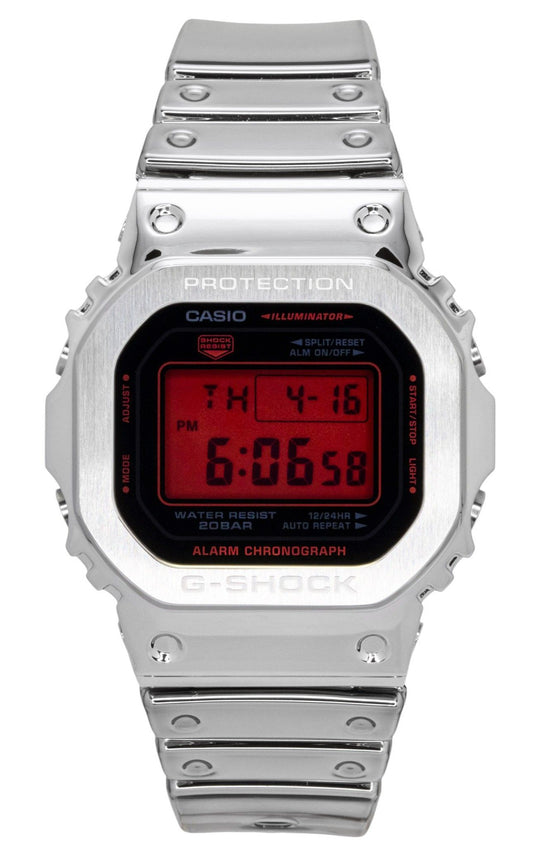 Casio G-Shock Fine Metallic Digital Silicone Strap Quarz GM-5600YRA-8 200M Herrenuhr