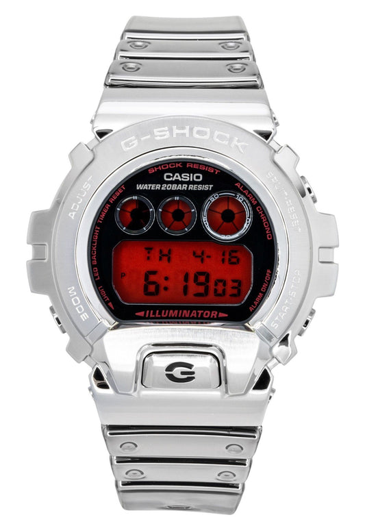 Casio G-Shock Fine Metallic Digital Silicone Strap Quarz GM-6900YRA-8 200M Herrenuhr