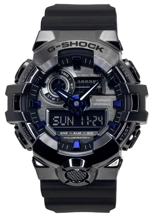 Casio G-Shock G-Steel Analog Digital Resin Strap Graues Zifferblatt Quarz GM-700P-6A 200M Herrenuhr