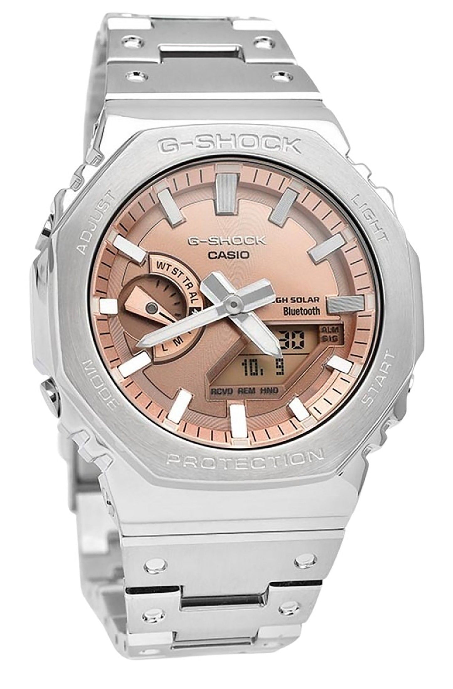 Casio G-Shock Full Metal Analog Digital Smartphone Link Copper Dial Tough Solar GM-B2100AD-5A 200M Herrenuhr