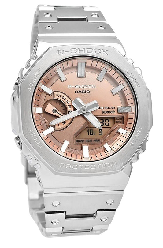 Casio G-Shock Full Metal Analog Digital Smartphone Link Copper Dial Tough Solar GM-B2100AD-5A 200M Herrenuhr