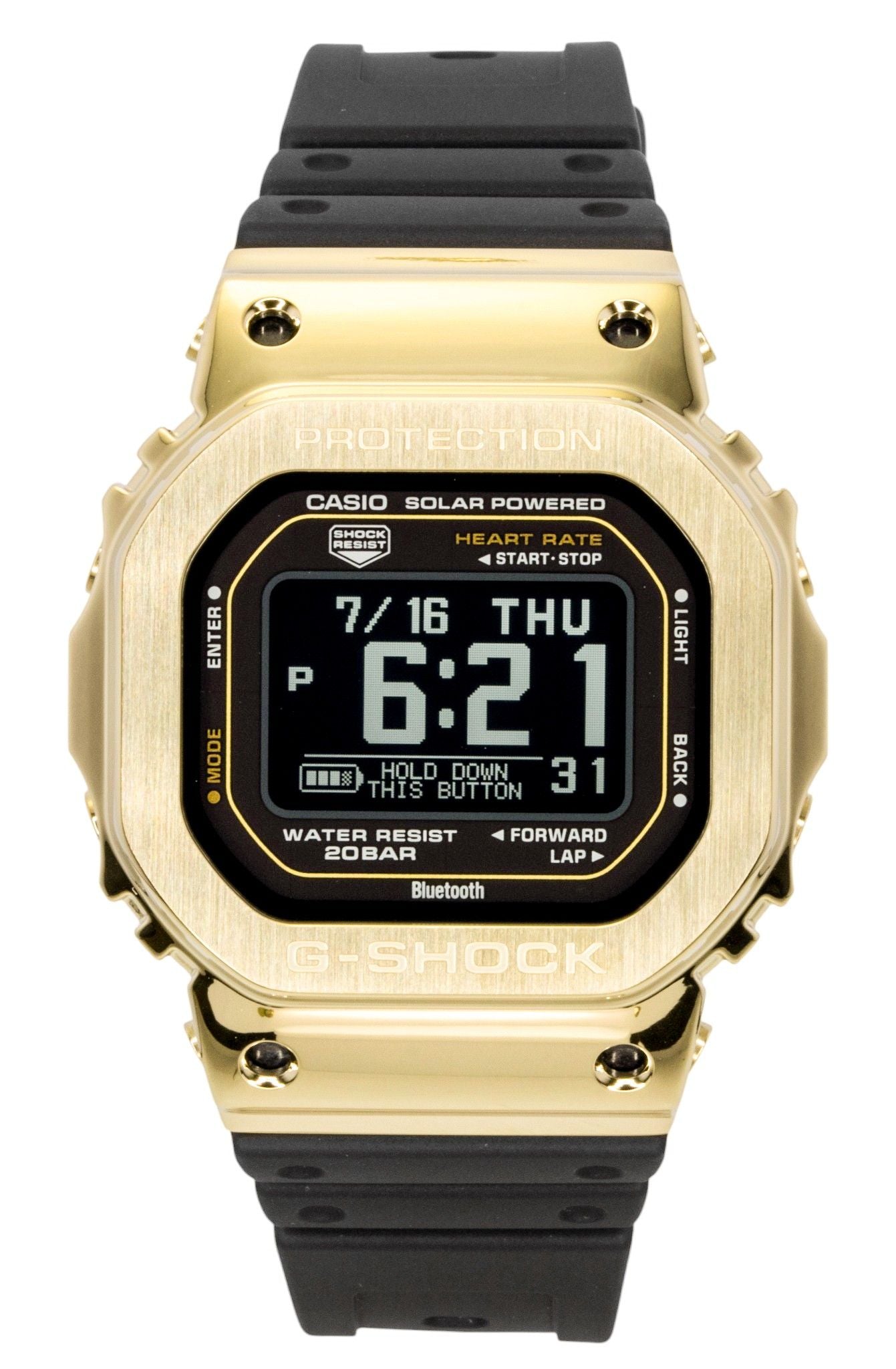 Casio G-Shock Smartphone Link Digital Resin Strap Solar GM-H5600-9 200M Herrenuhr