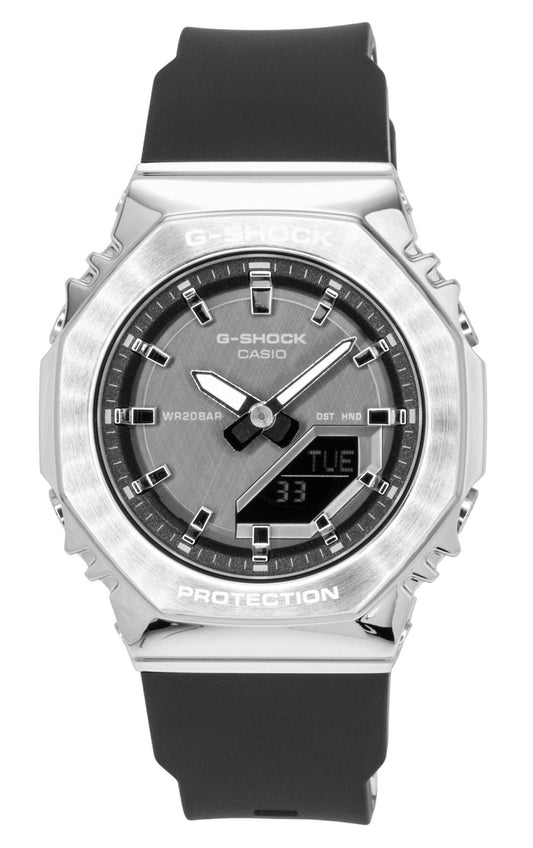 Casio G-Shock Analog Digital Bio-Based Resin Schwarzes Zifferblatt Quarz GM-S2110-1A1 200M Damenuhr