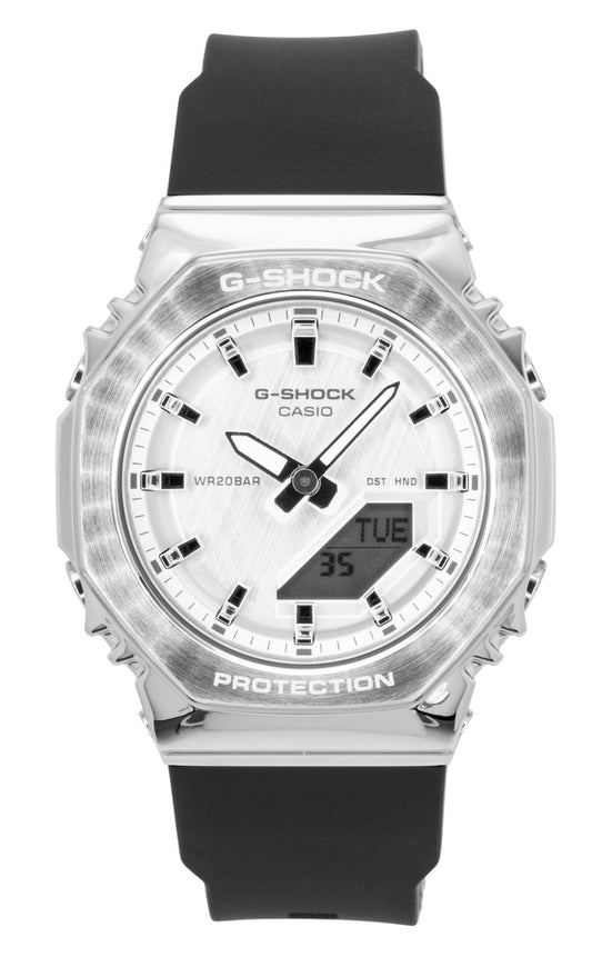 Casio G-Shock Analog Digital Bio-Based Resin Silberfarbenes Zifferblatt Quarz GM-S2110-1A7 200M Damenuhr