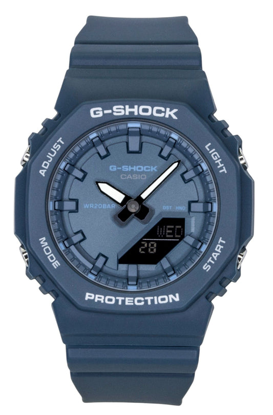 Casio G-Shock Analog Digital Bio-Based Resin Strap Blaues Zifferblatt Quarz GMA-P2100BA-2A 200M Damenuhr
