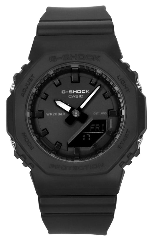 Casio G-Shock Analog Digital Bio-Based Resin Schwarzes Zifferblatt Quarz GMA-P2100BB-1A 200M Damenuhr