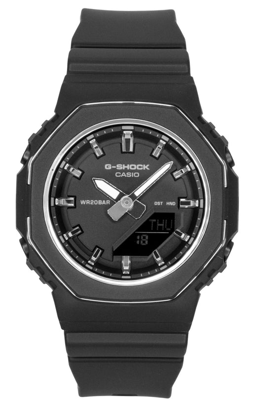 Casio G-Shock Analog Digital Bio-Based Resin Strap Schwarzes Zifferblatt Quarz GMA-P2110-1A 200M Damenuhr