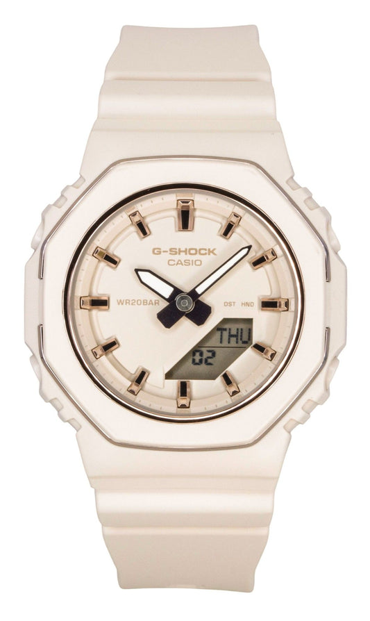Casio G-Shock Analog Digital Bio-Based Resin Strap Beige Dial Quarz GMA-P2110-4A 200M Damenuhr