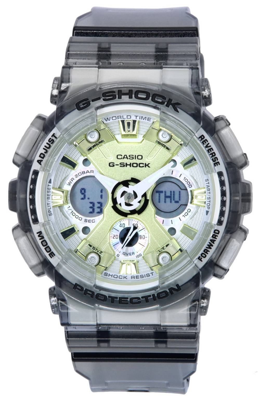 Casio G-Shock GMA Analog Digital Quarz GMA-S120GS-8A GMAS120GS-8 200M Damenuhr