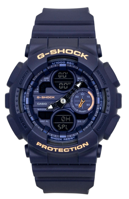 Casio G-Shock Analog Digital Bio-Based Resin Blaues Zifferblatt Quarz GMA-S140-2A2 200M Damenuhr