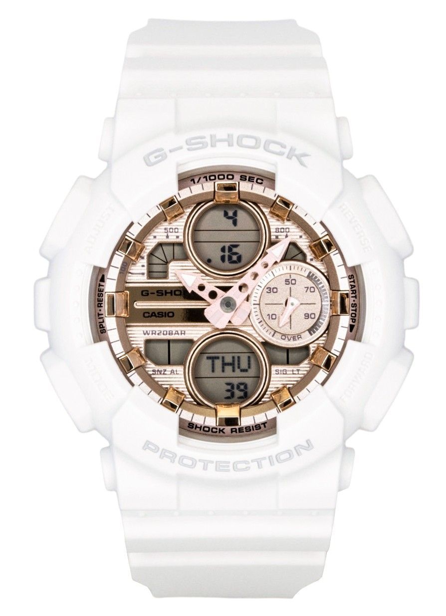Casio G-Shock Analog Digital Bio-Based Resin Rose Gold Dial Quarz GMA-S140PG-7A 200M Damenuhr