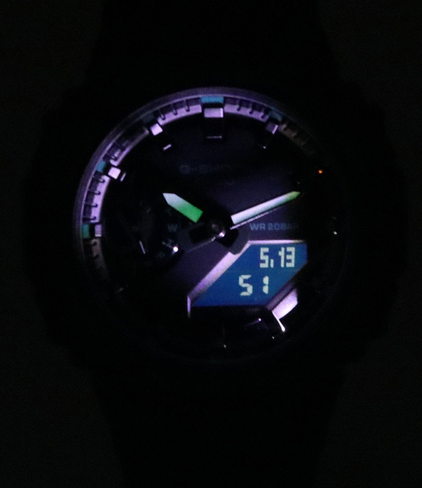 Casio G-Shock Analog Digital Schwarzes Zifferblatt Quarz GMA-S2100GA-1A GMAS2100GA-1 200M Damenuhr