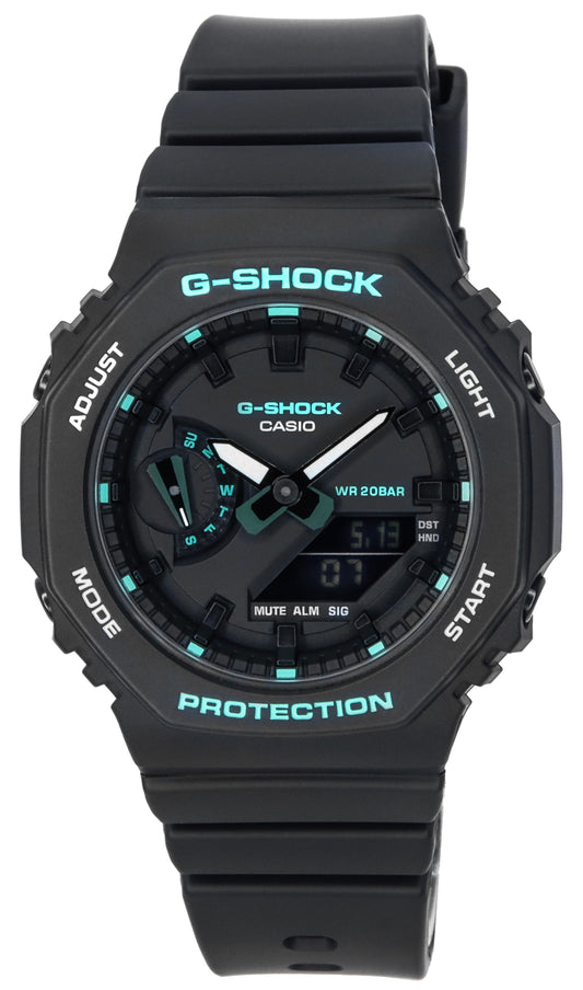 Casio G-Shock Analog Digital Schwarzes Zifferblatt Quarz GMA-S2100GA-1A GMAS2100GA-1 200M Damenuhr