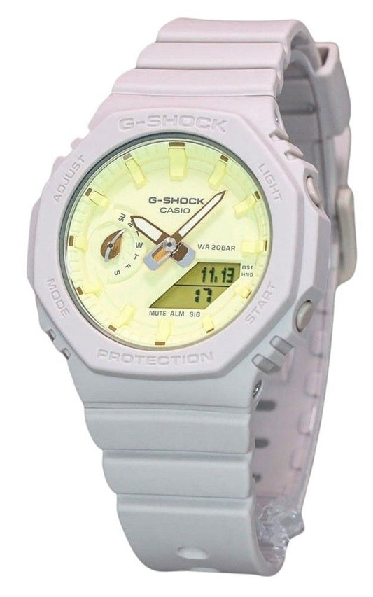 Casio G-Shock Nature's Colour Series Analog Digital Yellow Dial Quarz GMA-S2100NC-4A 200M Damenuhr