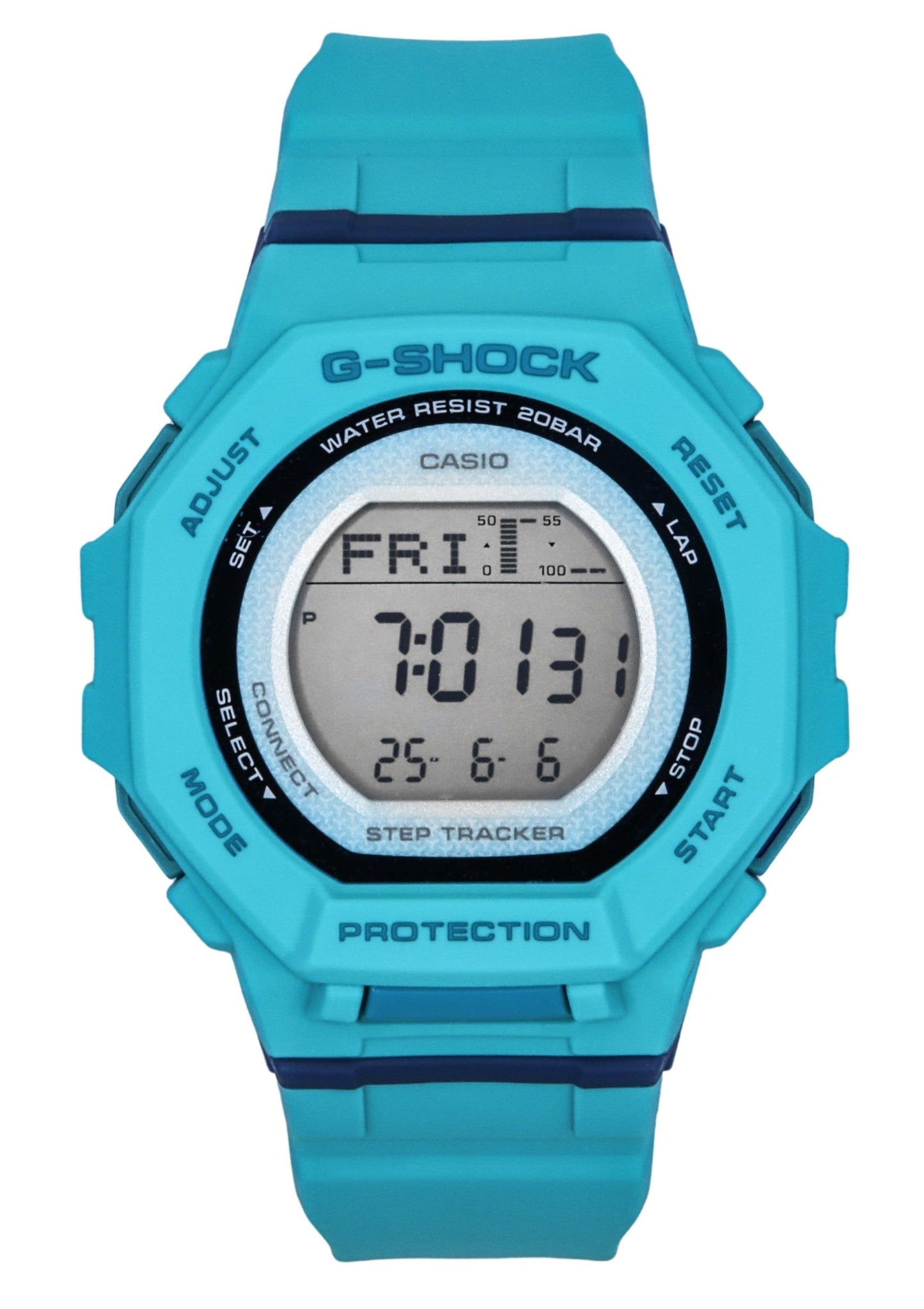 Casio G-Shock G-Squad Digital Smartphone Link Bio-Based Resin Strap Quarz GMD-B300SC-2 200M Damenuhr
