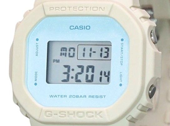Casio G-Shock Nature's Colour Series Digital Blaues Zifferblatt Quarz GMD-S5600NC-9 200M Damenuhr