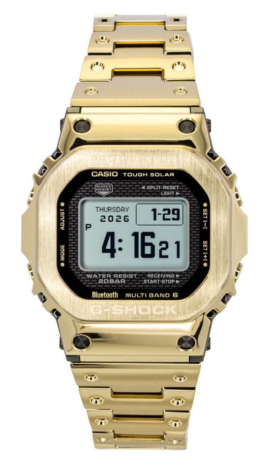Casio G-Shock Digital Goldfarben Full Metal Smartphone Link Solar GMW-BZ5000GD-9 200M Herrenuhr