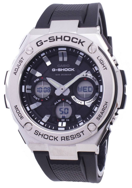 Casio G-Shock G-STEEL Analog-Digital Weltzeit GST-S110-1A GSTS110-1A Herrenuhr
