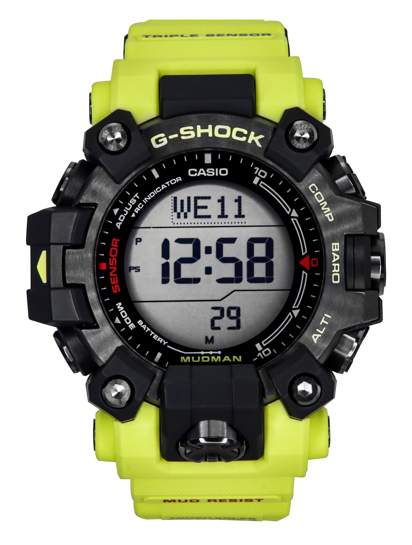 Casio G-Shock Master Of G-Land Mudman Digital Bio-Based Resin Solar GW-9500MRY-1A9 200M Herrenuhr
