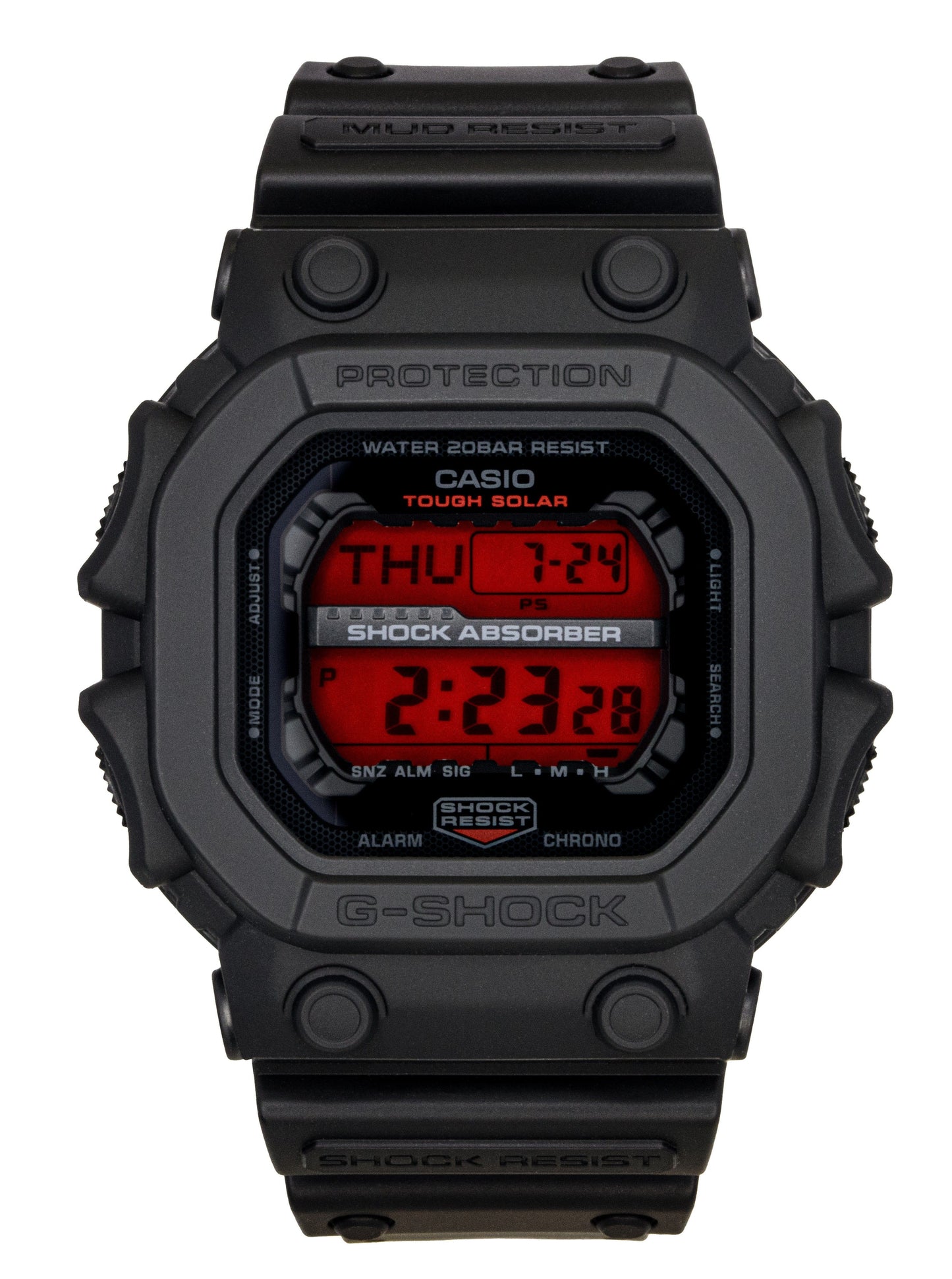 Casio G-Shock Digital Resin Strap Solar GX-56BBR-1 200M Herrenuhr
