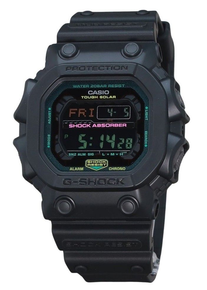Casio G-Shock Digital Resin Strap Multifluorescent Tough Solar GX-56MF-1 200M Herrenuhr