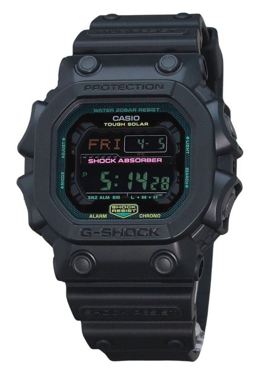 Casio G-Shock Digital Resin Strap Multifluorescent Tough Solar GX-56MF-1 200M Herrenuhr
